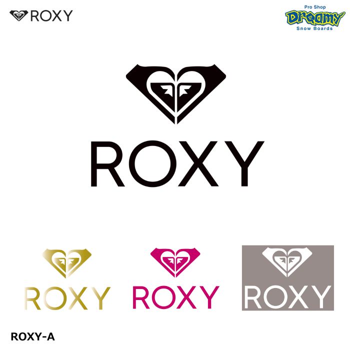 ROXY ロキシー ROXY-A ROA215337 転写ステッカー ブランド ロゴ 正規品