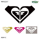 メーカー希望小売価格はメーカーカタログに基づいて掲載しています商品説明モデル名ROXYROXY-C定価：1000+(税)サイズFカラーBLK , GLD , PNK , WHT詳細アクティブなROXYファンの目印になるブランドロゴステッカー。お気に入りのグッズに貼ればさりげなくオリジナリティが出て他人の物との差別化で見つけやすいので便利です。見ているだけでもビーチリゾートの楽しい風景が目に浮かび気分が高まります。サイズF/H10.2cm x W16.9cm※注意事項●返品について●お客様都合によるご注文後の返品・キャンセル・交換は一切受け付けておりませんので、予めご了承下さい。●商品画像について●撮影状況、PC状況により、色合いが若干異なる場合がありますので、ご了承の上ご購入ください。●商品欠品について●掲載されている全ての商品は実店舗・他のネットショッピングでも販売しております。ご注文を承り次第在庫を確保しますが、完売の際はご容赦下さい。&nbsp;●送料について●合計金額13,000円以上(税抜）は送料無料となりますが、北海道・沖縄・離島等の場合、別途送料が必要となります。&nbsp;