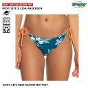 ROXY ロキシー ROXY LIFE REEF BLOOM BOTTOM ERJX404650 ビキニ タイサイドボトム リバイバルデザイン ハイビスカス BSK6 ロゴ LISA ANDERSEN コラボ 正規品