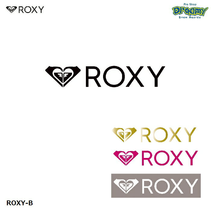 ROXY ロキシー ROXY-B ROA215338 転写ステッカー H3.7cm x W21cm ブランド ロゴ 正規品