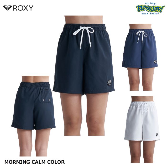 Roxy水着｜ROXY ロキシーLUNCH CALM RBS245013 ボードショーツ ミドル丈 ウエストゴム仕様 ド...