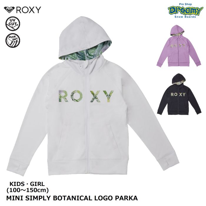 ROXY  MINI SIMPLY BOTANICAL LOGO PARKA TLY241106 å å奬 100-150cm Ĺµ ѡ ® UVå  ०  