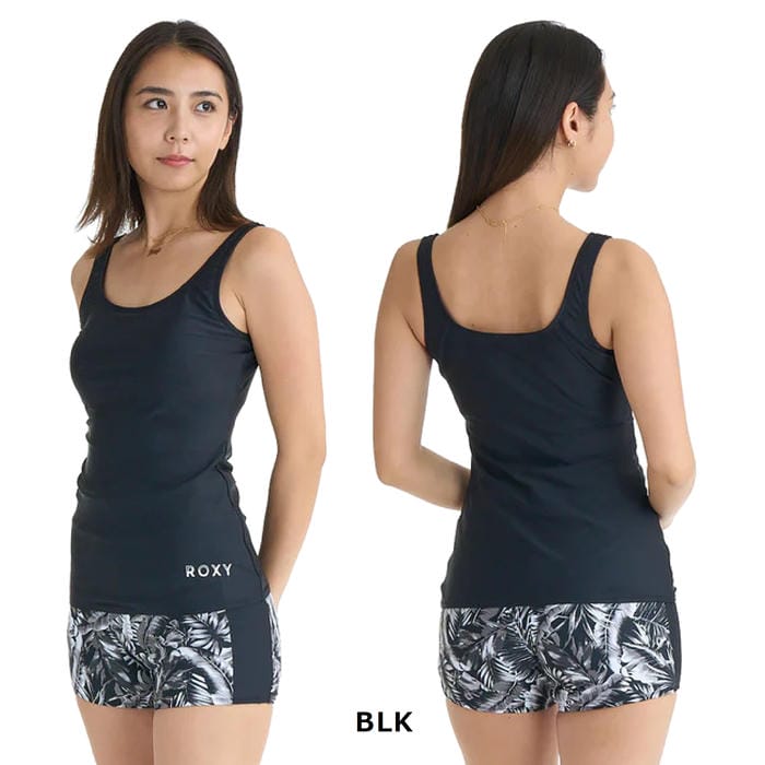 ROXY FITNESS LET IT BE RSW261502 フィットネス 水着 3点セット 塩素対応 タンキ...