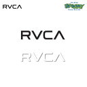 RVCA ステッカー THERMAL DIE CUT STICKER ロゴ ダイカット R00S04 BLK WHT ルーカ 正規品