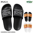 RVCA ルーカ CHAINMAIL SLIDE SANDAL BC041999 サンダル 足型フットベッド クッション入りストラップ ロゴ シャワーサンダル メンズ 2022春夏 正規品