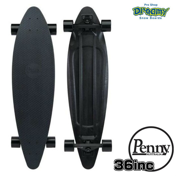 Penny ペニースケートボード LONGBOARD 2LPC3 ロングボード 36インチ BLACKOUT クルーザー サーフィン 特殊プラスティック Abec7 STEEL 正規品