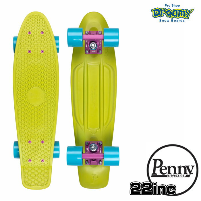 Penny ペニースケートボード 新色 22インチ 0PCL8 COSTA 特殊プラスティック ウィール59mm Abec7 STEEL 正規品