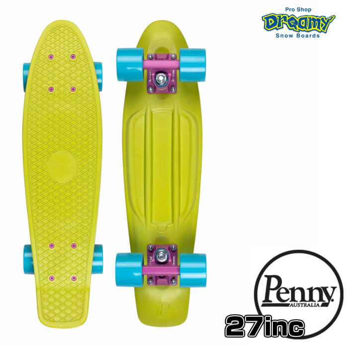 Penny ペニースケートボード 新色 27インチ 1NCL8 COSTA ニッケル 特殊プラスティック ウィール59mm Abec7 STEEL 正規品
