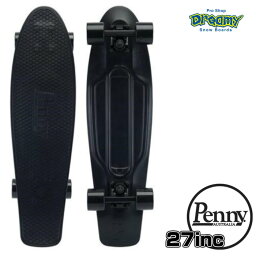 ★即納★Penny SkateBoard ペニースケートボード CLASSICS 27" BLACKOUT 27インチ 1NCL6 NICKEL クラシックス 特殊プラスティック ウィール59mm Abec7 STEEL 正規品