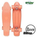 Penny ペニースケートボード 新色 22インチ CORALPINK 0PST1 特殊プラスティック ウィール59mm Abec7 STEEL 正規品