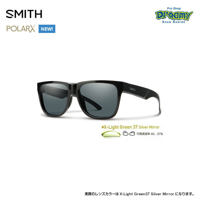 Smith スミス Action Polar Rice28 Lowdown 2 スミス Black Action X Light Green37 Silver Mirror フィッシング用 偏光レンズ ジャパンフィット 釣り 19モデル 正規品 Dreamysmith 釣り 用偏光サングラス