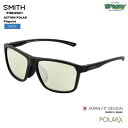 SMITH スミス ACTION POLAR Pinpoint 207700551 ピンポイント Matte Black X-Light Green 37 Silver Mirror 偏光 ノーズパット付属 釣り フィッシング 正規品