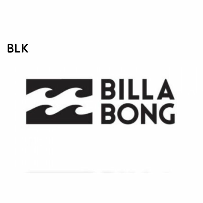 BILLABONG W120mm ステッカー STICKERS カッティング B00S13 BLK WHT ロゴ 正規品 3