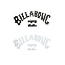 BILLABONG W80mm ステッカー STICKERS カッティング B00S33 BLK WHT ロゴ 正規品