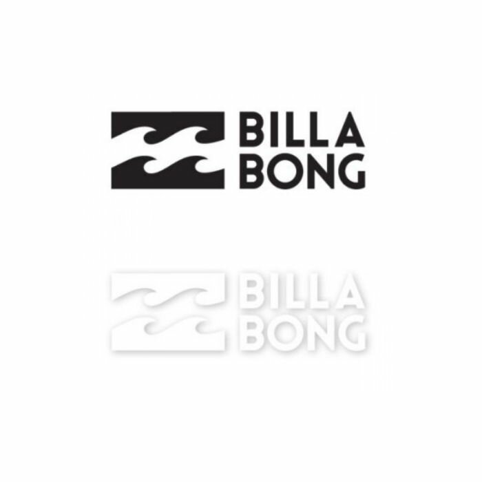 BILLABONG W120mm ステッカー STICKERS カッティング B00S13 BLK WHT ロゴ 正規品