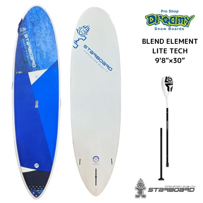 パドル付き★STARBOARD スターボード WIDE RIDE BLEND ELEMENT 9'8"×30” ブレンド エレメント SUP 2023 ハードボード パドルボード サップ サーフィン