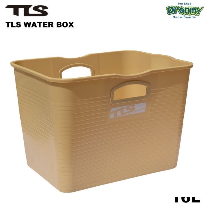 TLS WATER BOX ベージュ ウォーターボックス 4560489647562 16L サーフバケツ ワックスアップ台 ウェッ..