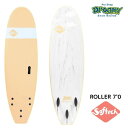 SOFTECH ソフテック ROLLER 7'0 Almond 66Lスポンジボード サーフボード ショートボード ソフトボード サーフィン
