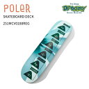 POLER ポーラー SKATEBOARD DECK