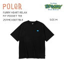 POLER ポーラー FURRY HEART RELAX FIT POCKET TEE 251mcv0077blk(4)