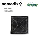 NOMADIX ノマディックス 17002000092 Tiny Towel MUDCLOTH/BLACK ハンカチ ミニタオル 超吸水性 速乾性 防臭 正規品