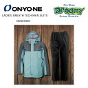 ONYONE オンヨネ LADIES' BREATH TECH RAIN SUITS ODS87030 ワタユキブルー/スモーキーグレー ブレステック レインコート 耐水性 正規品