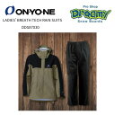 ONYONE オンヨネ LADIES' BREATH TECH RAIN SUITS ODS87030 ベージュ/ブラック ブレステック レインコート 耐水性 正規品