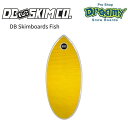 DB ディービー Grom Skimboard Yellow gromlyel GROM YELLOW 3枚層 FLATSKIM フラットスキム スキムボード
