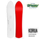 KORUA コルア CAFÉ RACER BRUSHED 150/156/159/164 フルキャンバー パウダー カービング フリーラン オールラウンド スノーボード 板 正規品