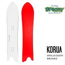 KORUA コルア APOLLO GOOFY BRUSHED 157/162 フロートキャンバー グーフィースタンスライダー用 スノーボード 板 正規品