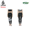 VOLCOM ボルコム レディース ラッシュパンツ Vol Rash Leggings レギンス フルレングス UV50 ストーン ロゴ プリント O60119JA SPRING モデル 正規品