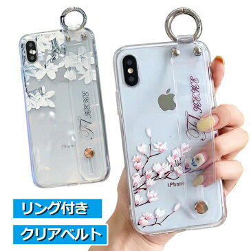 iPhone SE 第二世代 se2 iPhone12 12mini iPhone ケース iPhone11 11Pro 12Pro 11ProMax 12promax 花柄 バンカーリング付き XR XSmax XS X 8 7 8Plus 7Plus かわいい シンプル 大人 クリア レディース プレゼント 韓国 キレイ おしゃれ 保護カバー JK