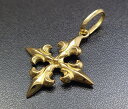 dp-023x k18 18金 ゴールド ブレイヴクロスペンダント 無垢 メンズ gold 750 純金 十字架 レディース ユニセックス 特大バチカン 極太チ...