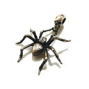 ドライヴ dp-058 スパイダーペンダント メンズ silver925 シルバー925 シルバーアクセ リアル 蜘蛛 クモ 生き物 虫 ハード シルバーアクセ 燻銀 メンズ バイカー 人気 アクセサリー ギフト 男性 生物 クリーチャー(4)