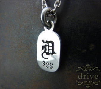【drive シルバーアクセサリー】 ドライヴdp-042 シンボルタグペンダント メンズ silver925 シルバー92..