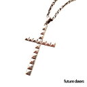 【フューチャードアズ】fdp-02 スタッズクロスLペンダント ネックレス メンズ レディース silver925 シルバー925 シルバーアクセ 記念日 ペア 贈り物