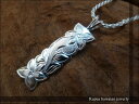 【kapua ハワイアンジュエリー DREDLINE】hts-007 10mmカットアウトペンダント メンズ レディース silver925 シルバー925 シ...