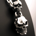 【KAGEMARU DESIGNS カゲマルデザイン】スカルシリーズ MAD FULL TOP マッドフルトップ 髑髏 指輪 メンズ silver925 シルバー925 シルバーアクセ(4)