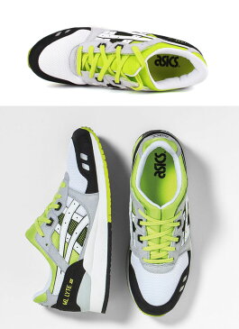 アシックスタイガー ゲルライト3 スニーカー asics メンズ Gel Lyte 3 lime ライム H307N-0101 シューズ