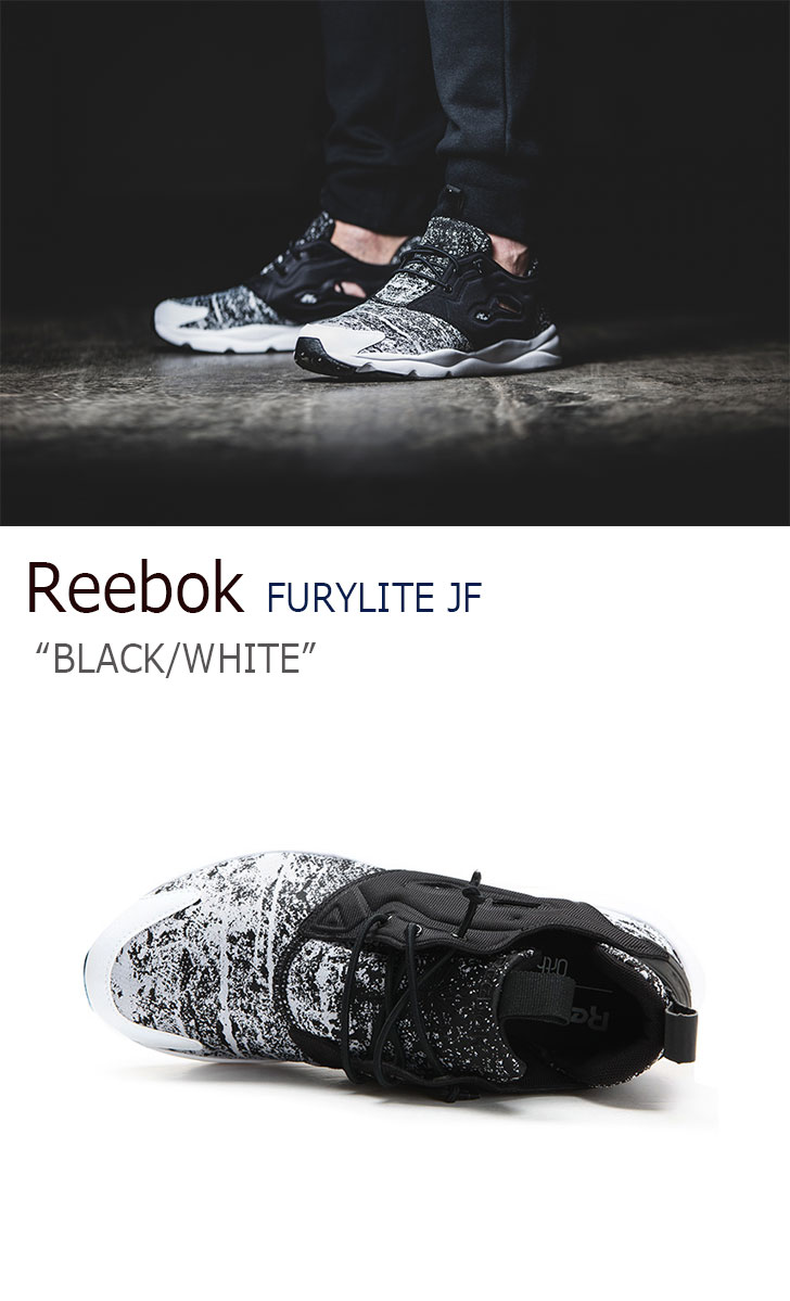 Reebok Fury Lite JF BLACK/WHITE【リーボック】【フューリーライト】【V69500】 シューズ 【中古】未使用品