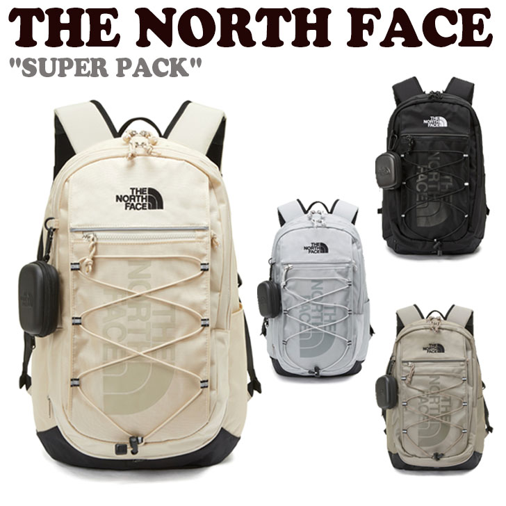 ノースフェイス バックパック THE NORTH FACE メンズ レディース SUPER PACK スーパー パック BLACK ブラック CREAM クリームLIGHT_GRAY ライト グレー BEIGE ベージュ NM2DP00J/K/L/M バッグ 未使用品