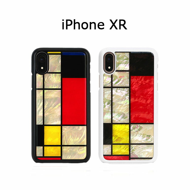 iPhone XR ケース 天然貝 ikins Mondrian（アイキンス モンドリアン）アイフォン カバー お取り寄せ