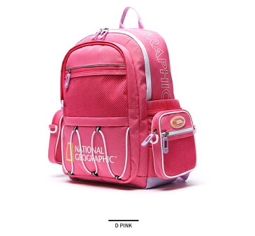 ナショナルジオグラフィック National Geographic 2WAY POCKET KIDS BACKPACK ダークピンク キッズ カバン かば ん鞄 キッズ用 ジュニア用 子供用 バックパック リュック キッズリュックサック ジュニアリュックサック子供 入園 入学 通園 通学 遠足 バッグ N205KBG030026000