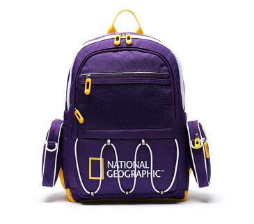 ナショナルジオグラフィック National Geographic 2WAY POCKET KIDS BACKPACK パープル キッズ カバン かば ん鞄 キッズ用 ジュニア用 子供用 バックパック リュック キッズリュックサック ジュニアリュックサック子供 入園 入学 通園 通学 遠足 バッグ N205KBG030028000