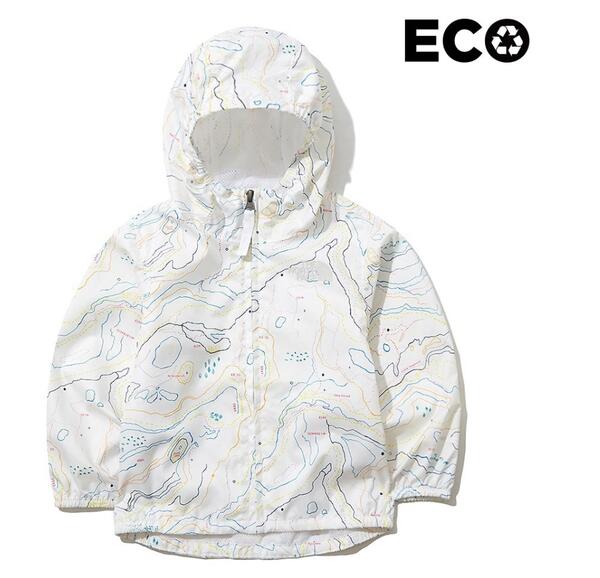 THE NORTH FACE ザ ノースフェイス TODDLER NOVELTY FLURRY WIND JACKET ホワイト ジャンバー ナイロンジャケット 撥水 長袖 赤ちゃん用 ベビー用 トドラー キッズ ウインドブレーカー ジャンバー 上着 おでかけ お散歩 オシャレ 人気 雨風 暖かい 贈り物 【中古】未使用品