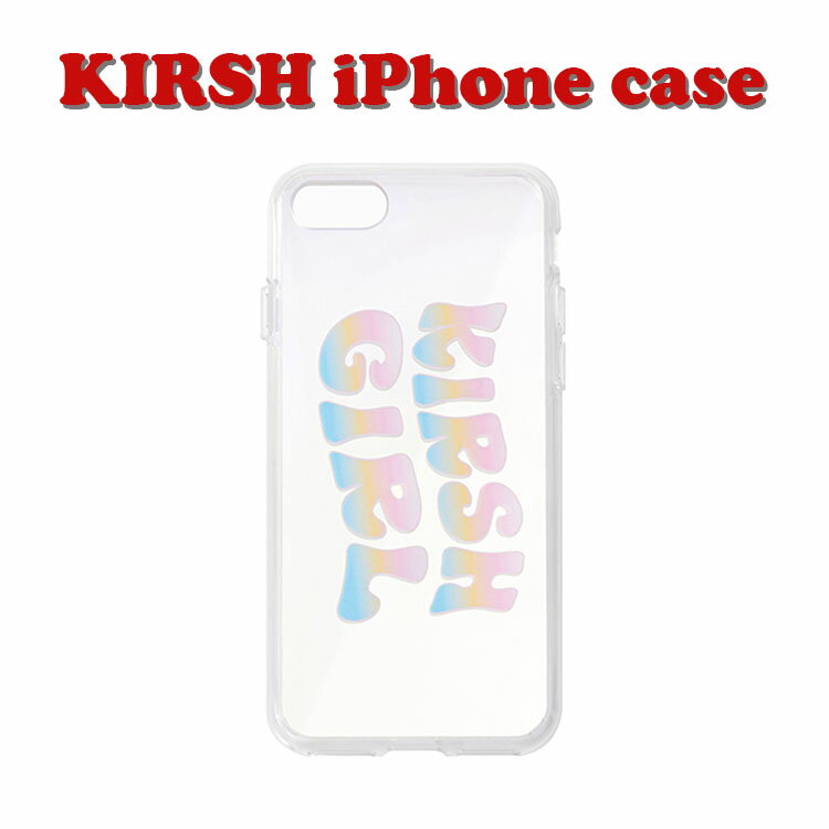 KIRSH キルシー iPhoneXS ケース 韓国 iPhoneX ケース iPhone8 ケース iPhone7 GRADATION KIRSH GIRL MIRROR IPHONE CASE JS CLEAR お取り寄せ