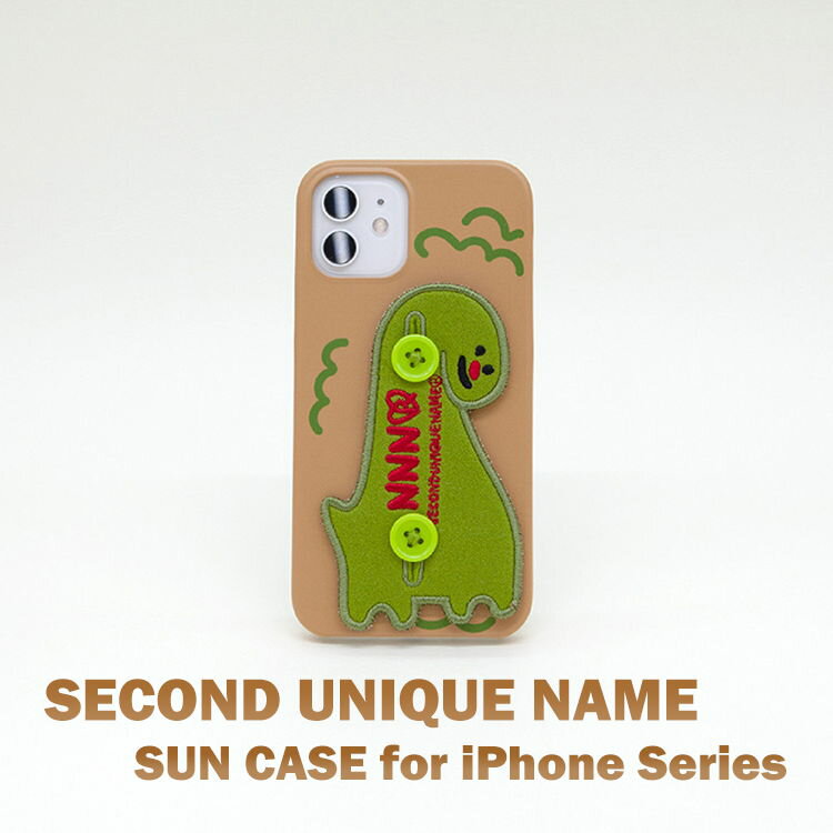 iPhoneシリーズ 韓国 ケース iPhone 13 iPhone12 iPhone SE 第3世代 iPhone13 Pro iPhone13 mini iPhone13 Pro MAX iPhone 11 カバー ベルト 恐竜 SECOND UNIQUE NAME. YOUNG BOYZ SUN CASE ANIMAL PATCH DINOSAUR お取り寄せ