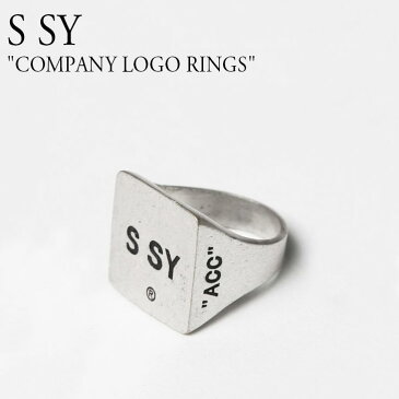 エスエスワイ リング 指輪 S SY メンズ レディース COMPANY LOGO RINGS カンパニー ロゴ リングス SILVER シルバー 韓国アクセサリー cmplgrg ACC