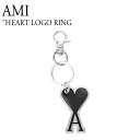 A~ L[O AMI fB[X HEART LOGO RING n[g S O BLACK ubN COANZT[ A21A907363001 ACC