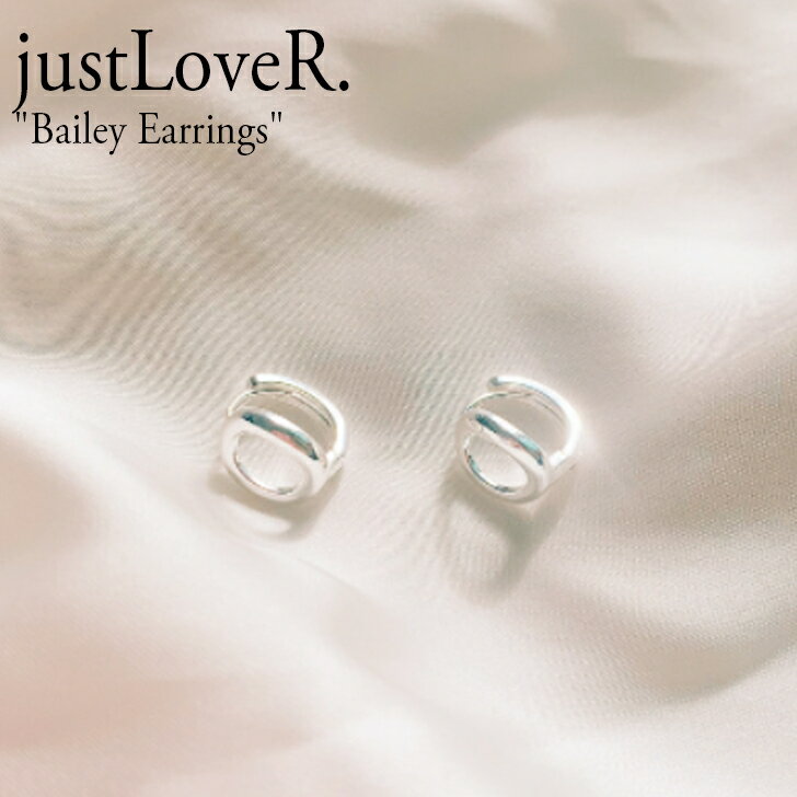 justlover フープ フープピアス サークル ワンタッチ ビジュー 着用 アクセサリー おしゃれ シンプル かわいい silver925 ギフト プレゼント 韓国 韓国ブランド 20代 30代 40代